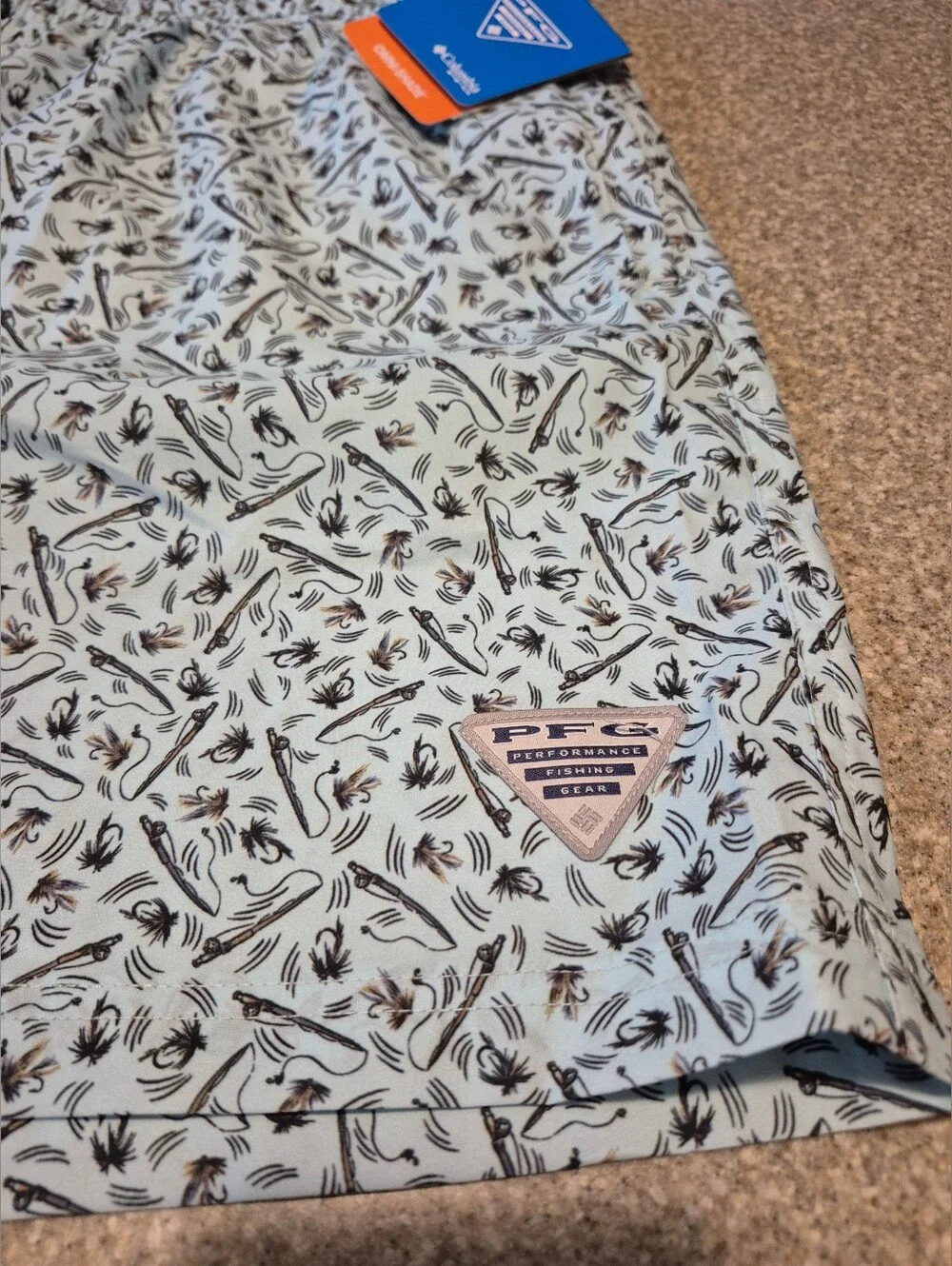 Nwt Mens Columbia Pfg Swim Trunks Size Xl